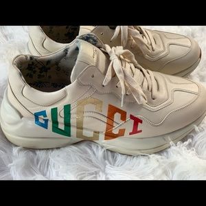 Gucci glitter sneakers